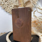 Handmade Reclaimed Wood Boho Pumpkin with Bow