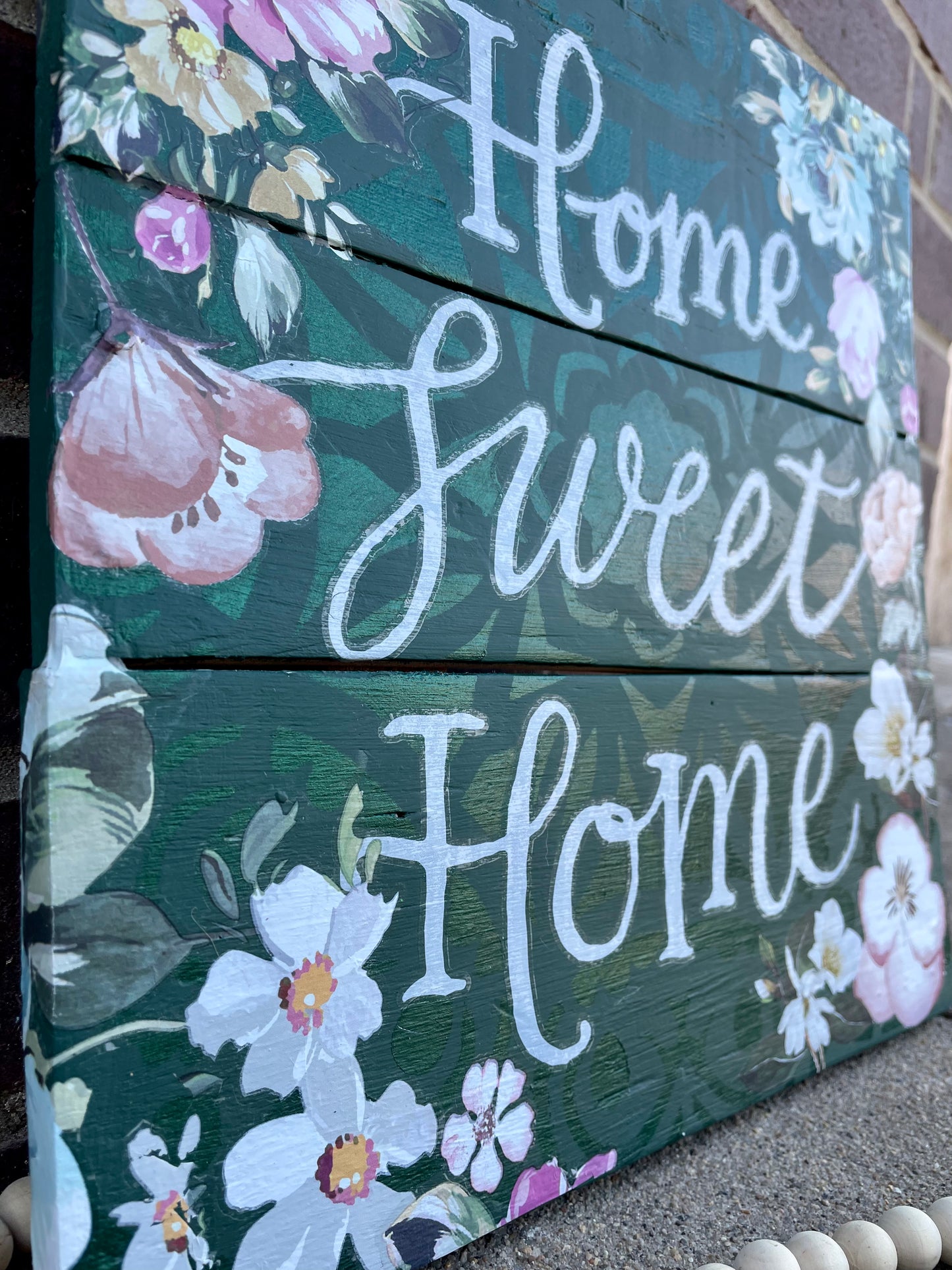 Handmade Reclaimed Wood Home Sweet Home Sign