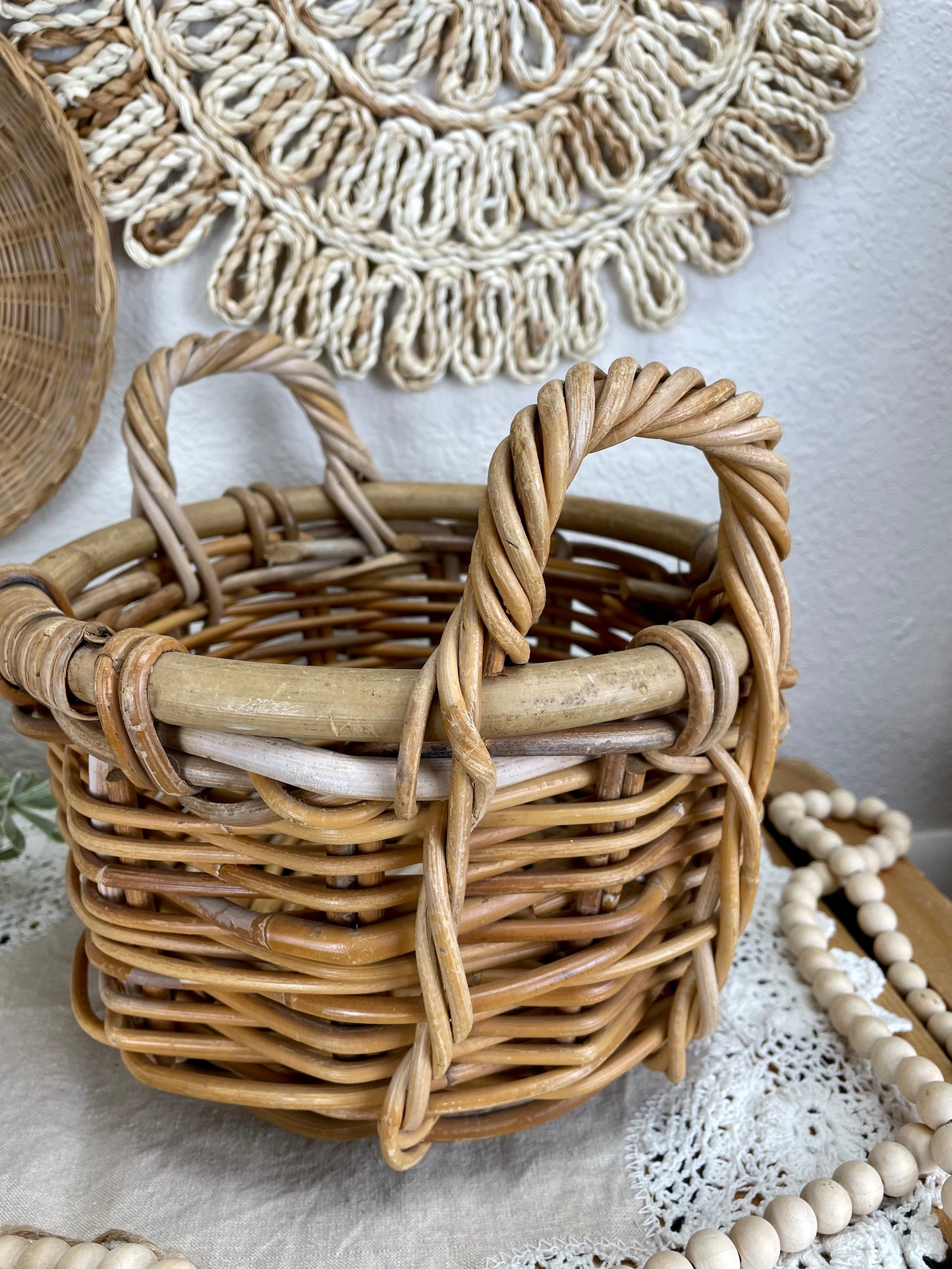 Chunky Planter Basket with Handles