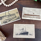 Set of 3 Vintage Ship Postcards