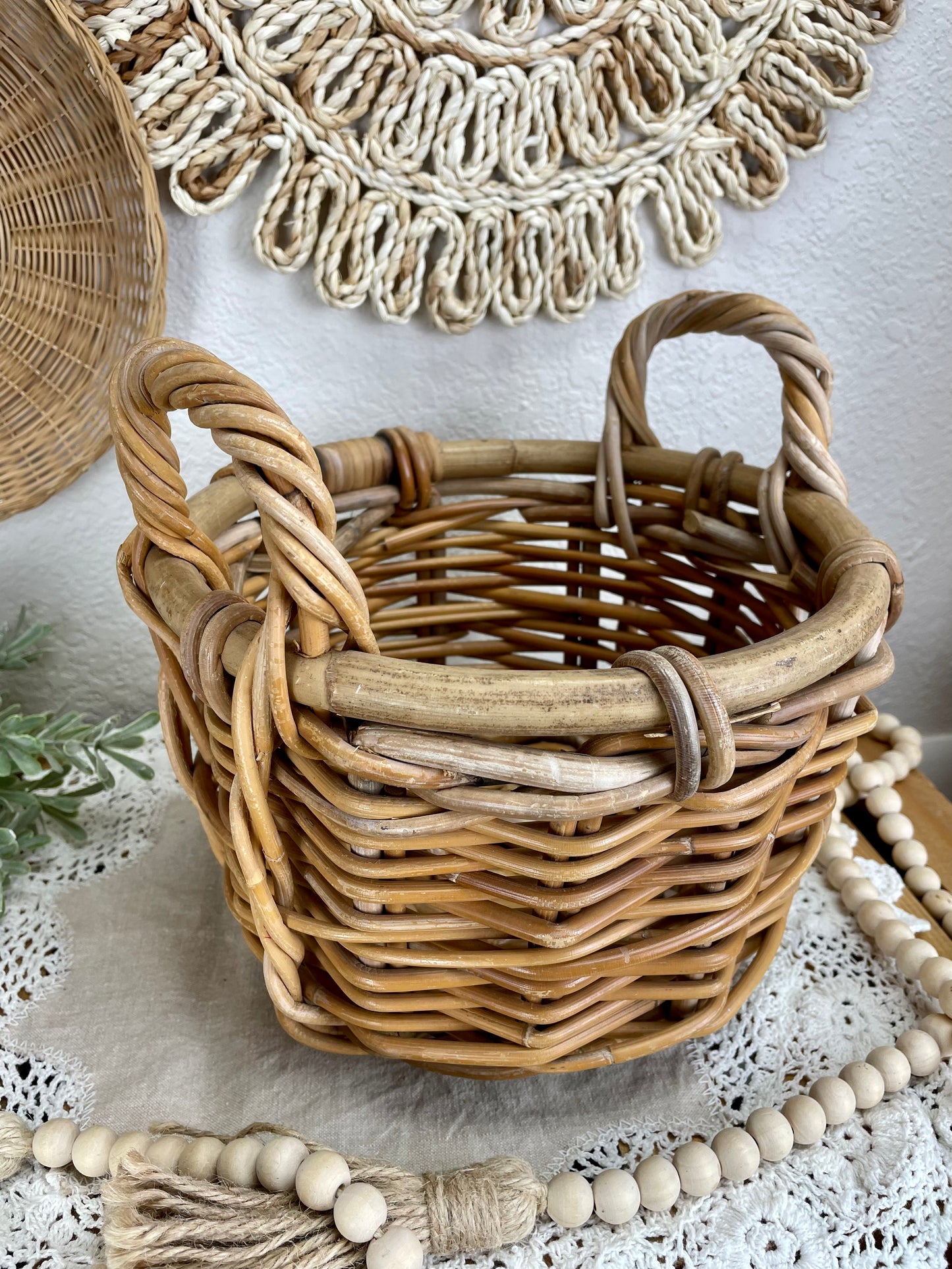 Chunky Planter Basket with Handles