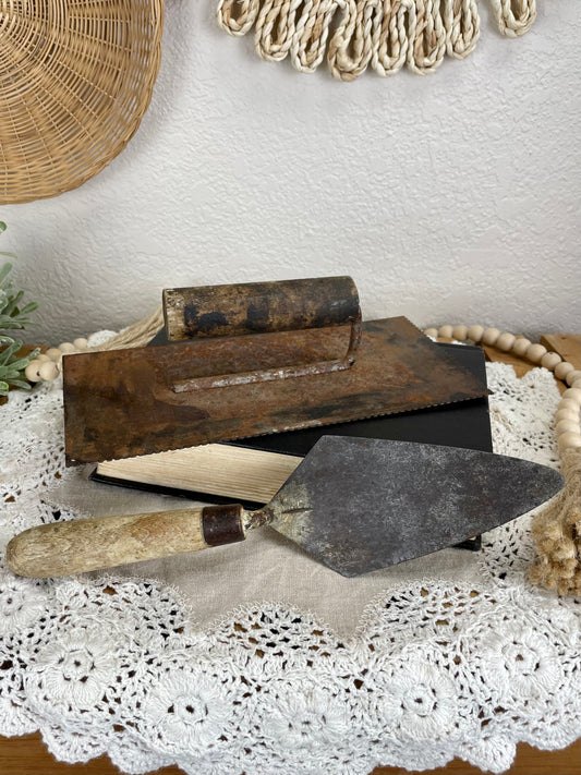 Vintage Rustic Hand Tool Set