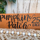 Handmade Reclaimed Barn Wood “Pumpkin Patch” Sign