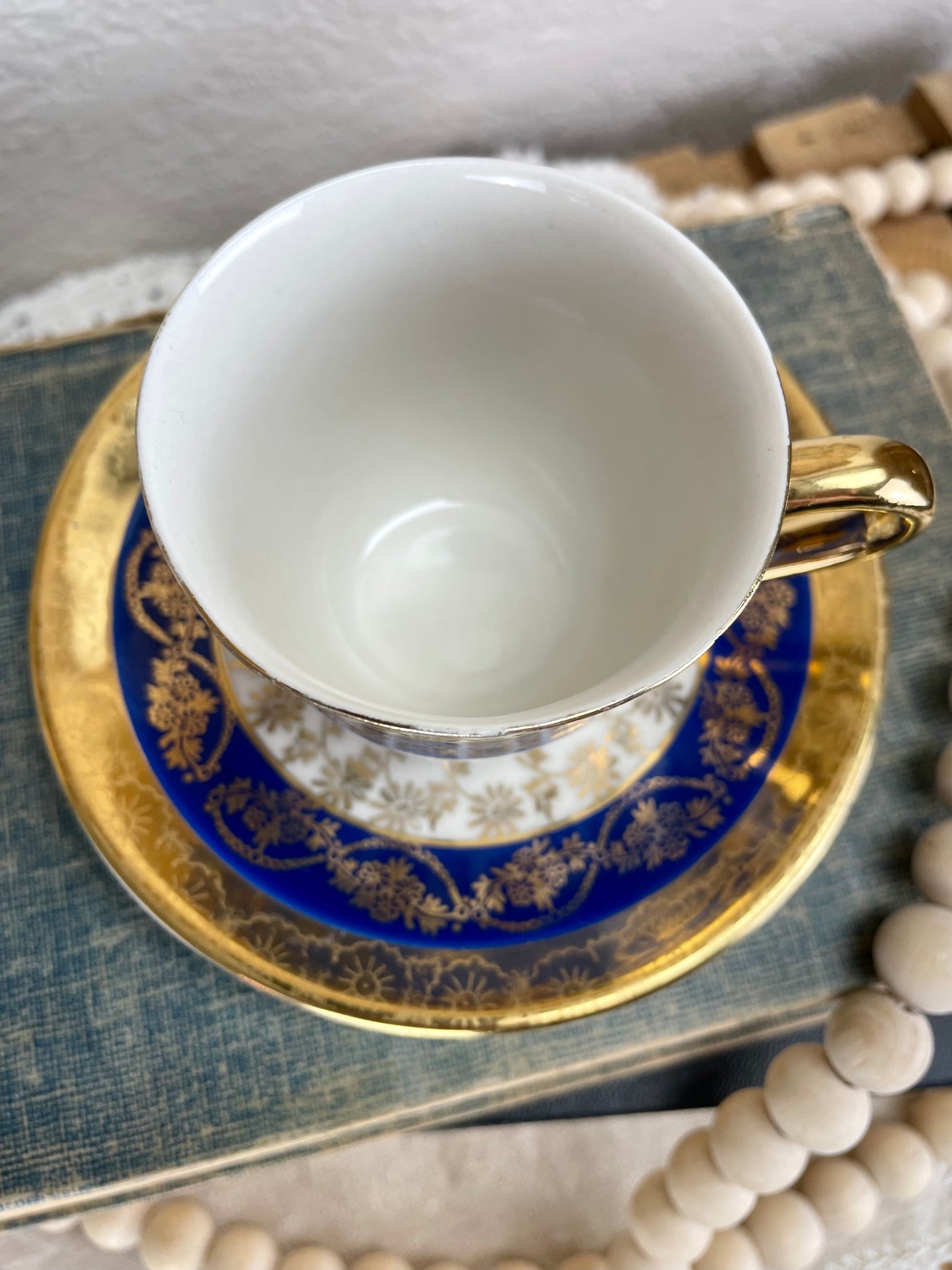 Vintage Liberty China Mini Teacup & Saucer Set