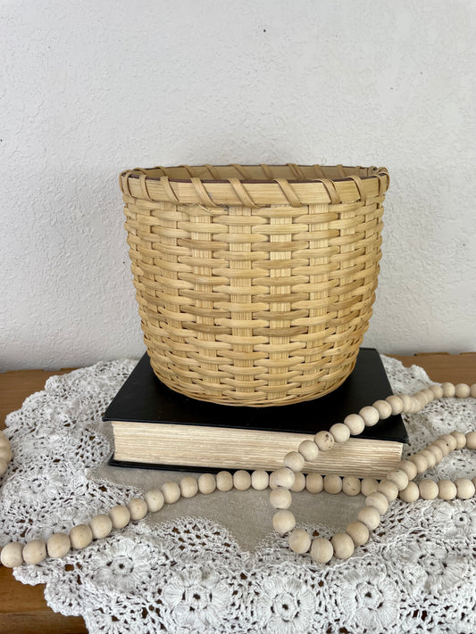 Vintage Handmade Planter Basket