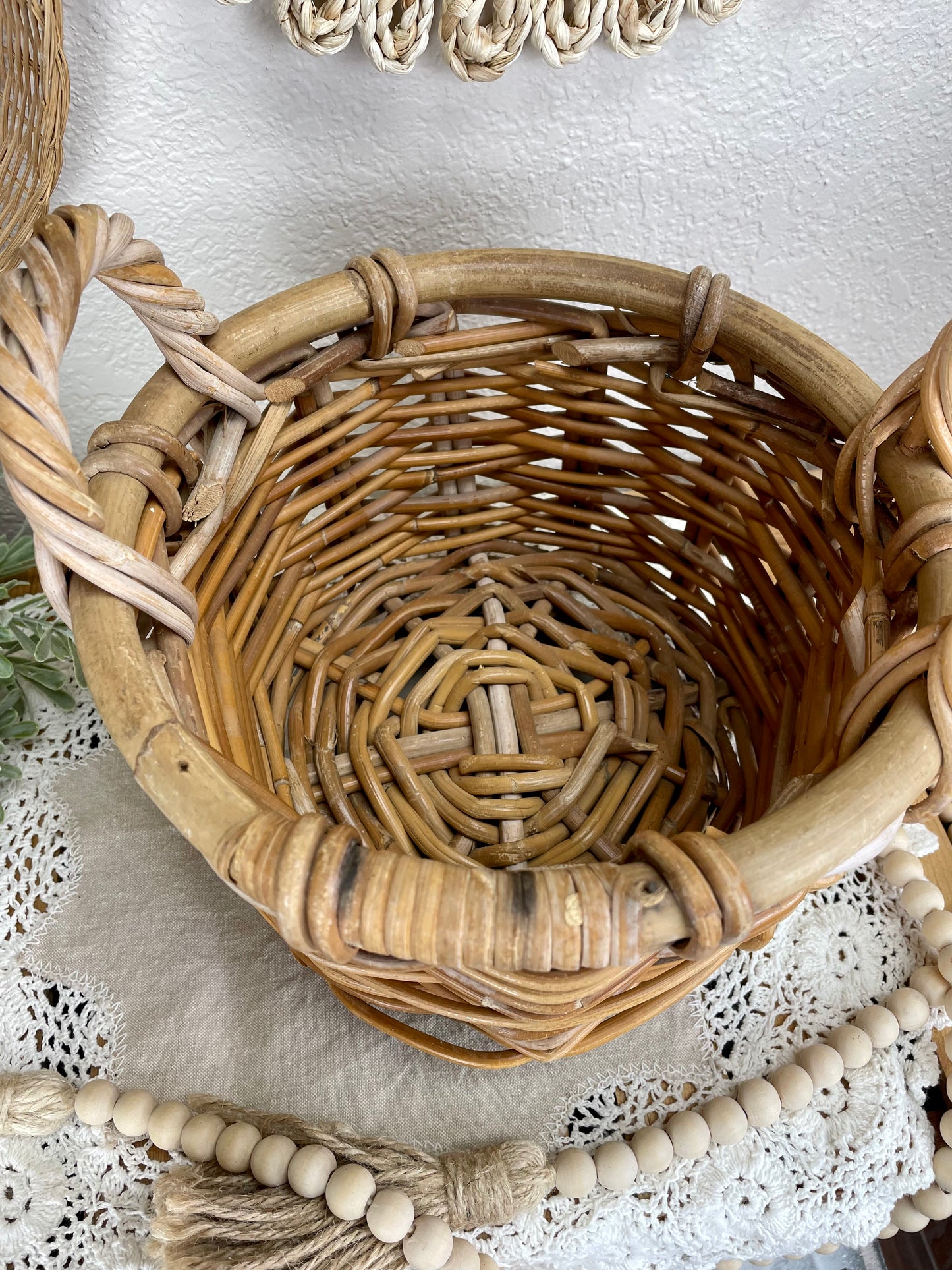 Chunky Planter Basket with Handles